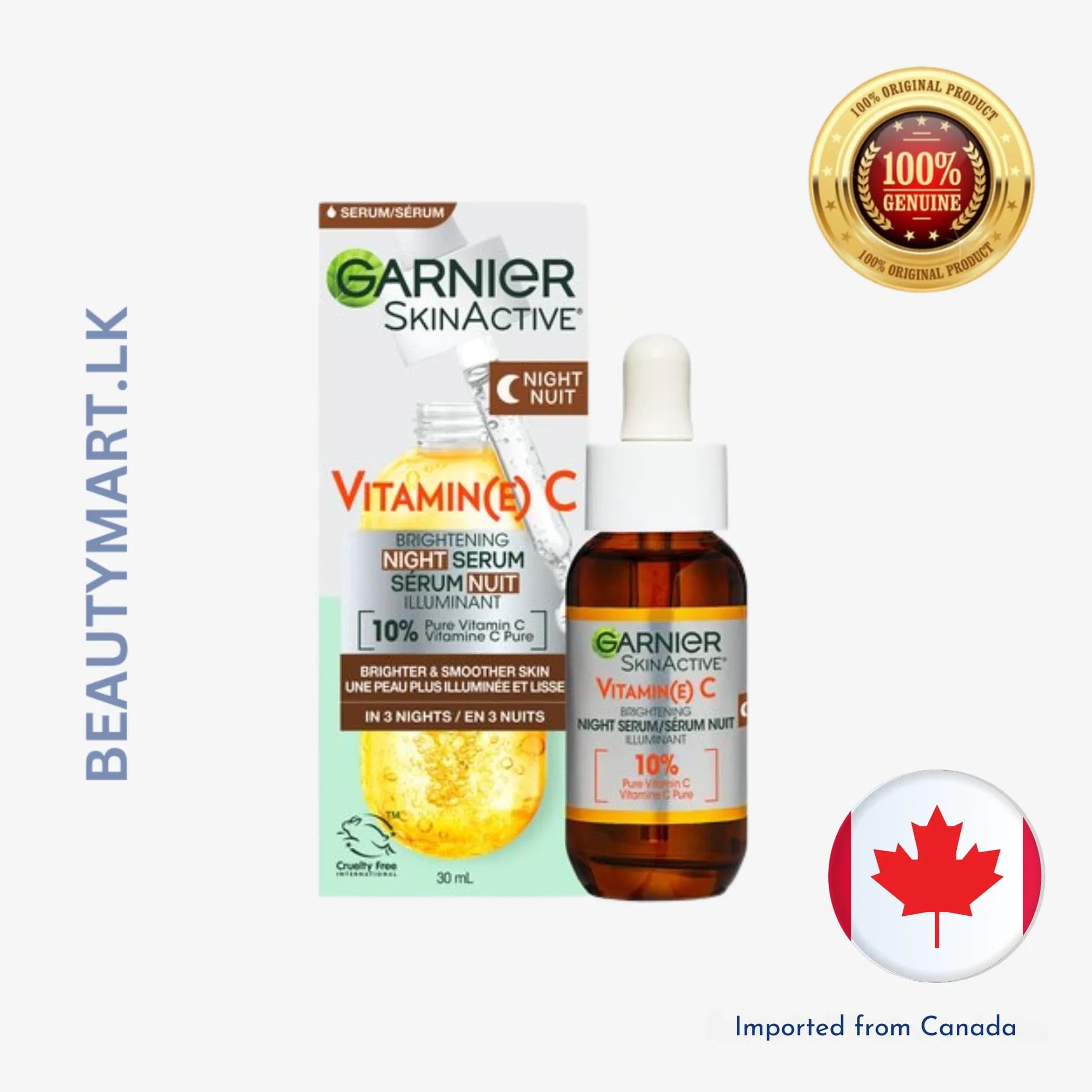 Garnier Skin Active Vitamin C Night Serum 30ml