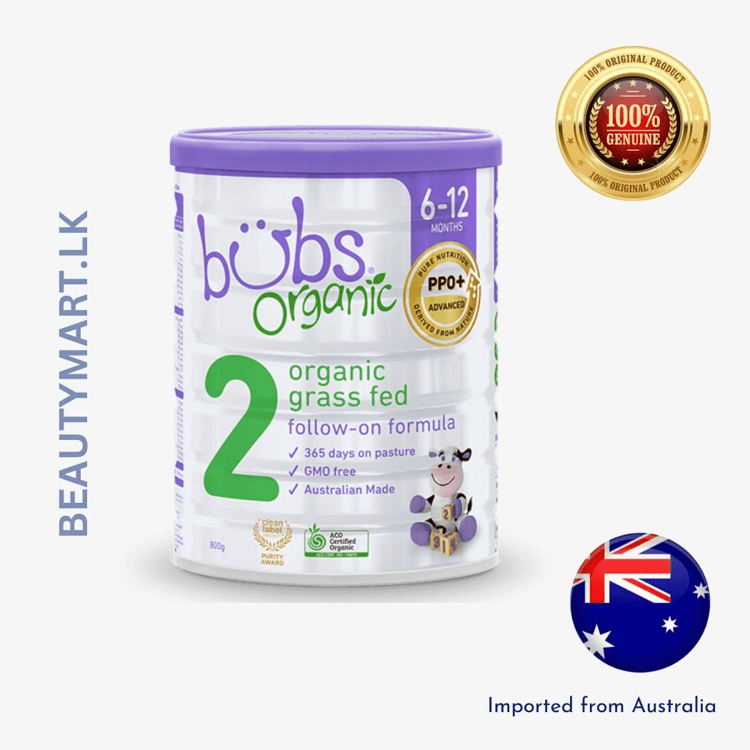Bubs Organic Cow Milk Powder (6–12 months) 800g