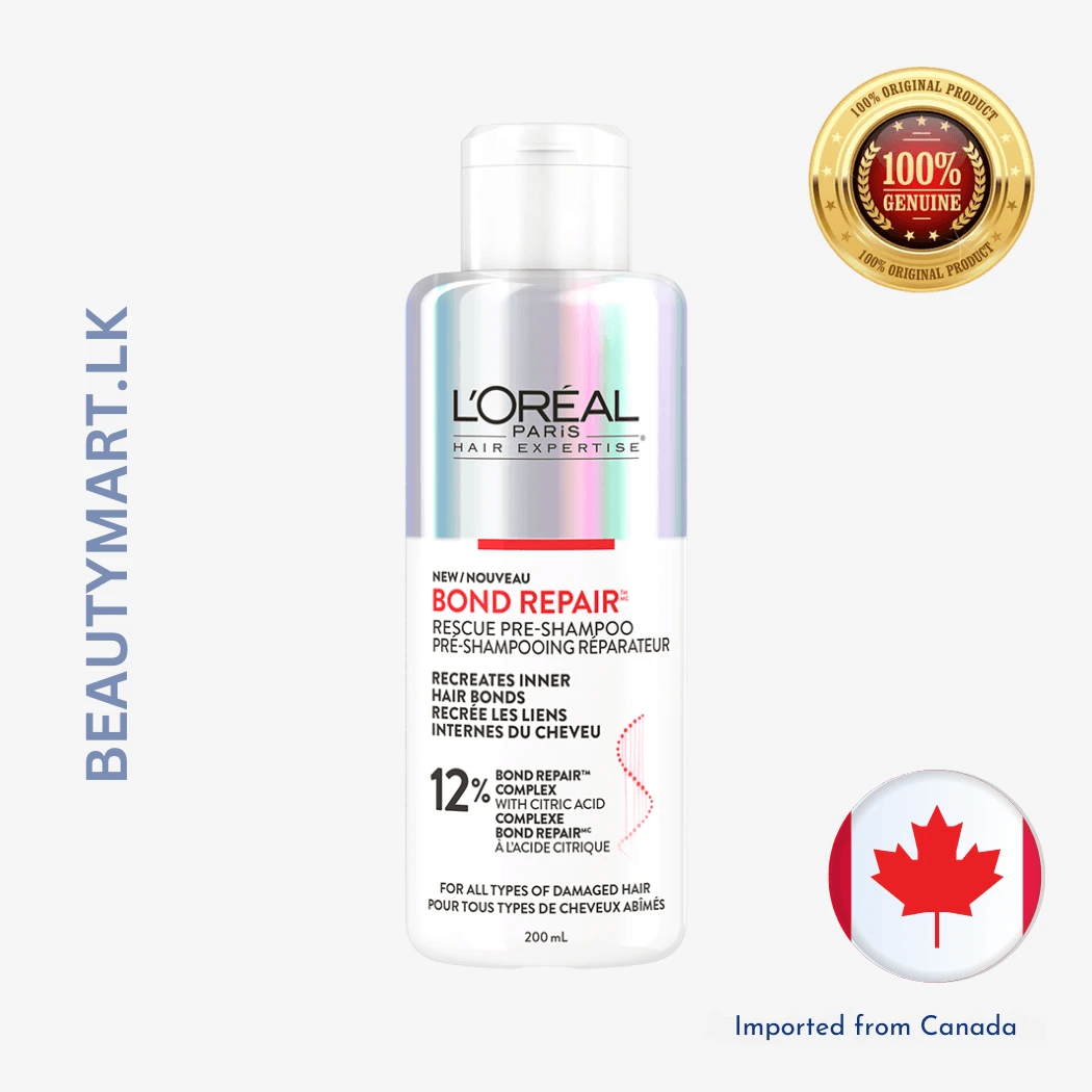 L'Oréal Paris Hair Expertise Bond Repair Rescue Pre-Shampoo for Damaged Hair - 200ml