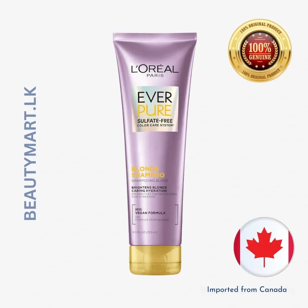 L’Oreal Paris EverPure Blonde Sulfate Free Shampoo for Color-Treated Hair 250ml