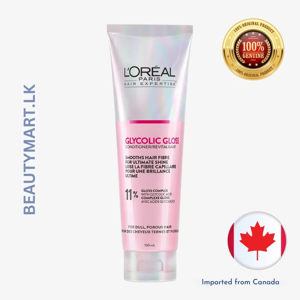 L'Oreal Paris Hair expertise Glycolic Gloss Shine Conditioner 150ml
