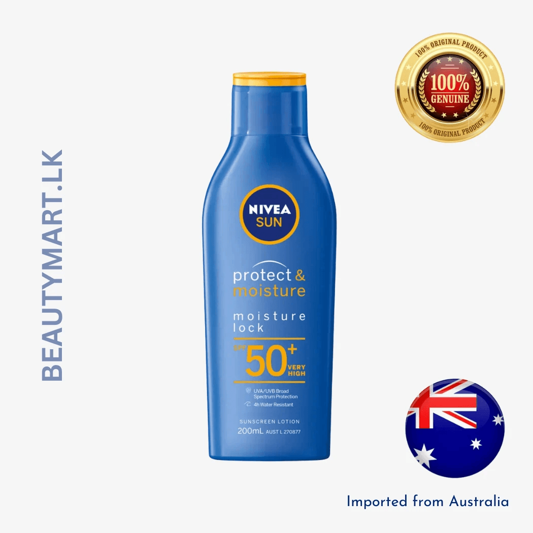 NIVEA Sun Protect & Moisture Moisture Lock SPF50+ Sunscreen 200mL