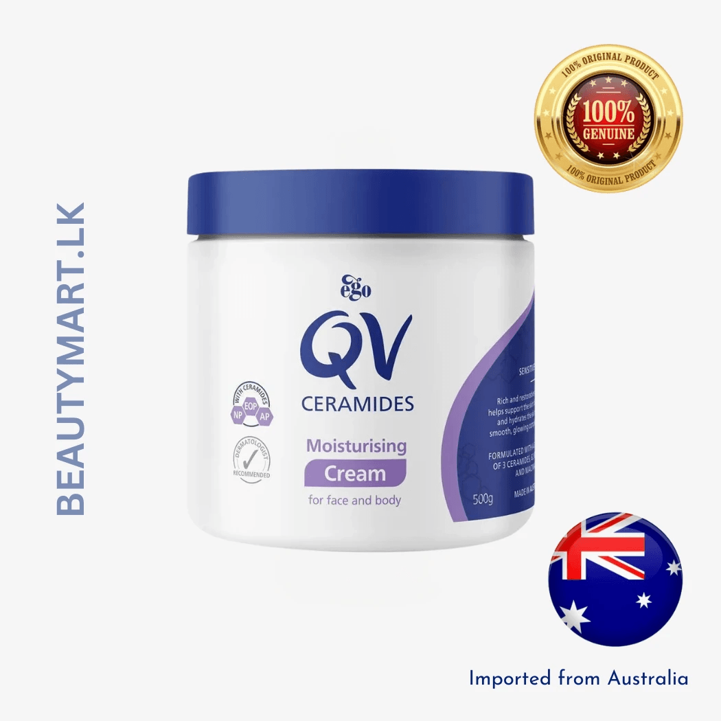 Ego QV Ceramides Moisturising Cream For Face and Body 500g